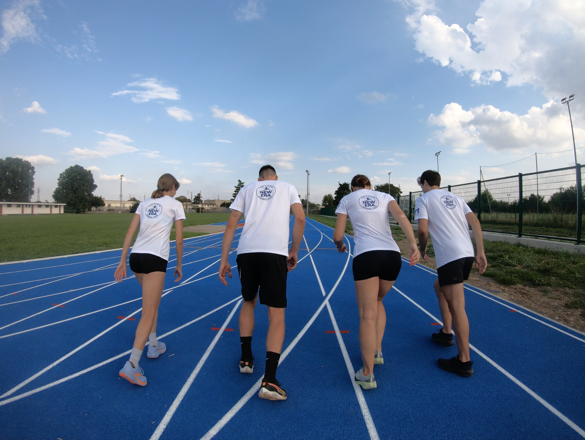 Atleti Atletica New Era sulla pista